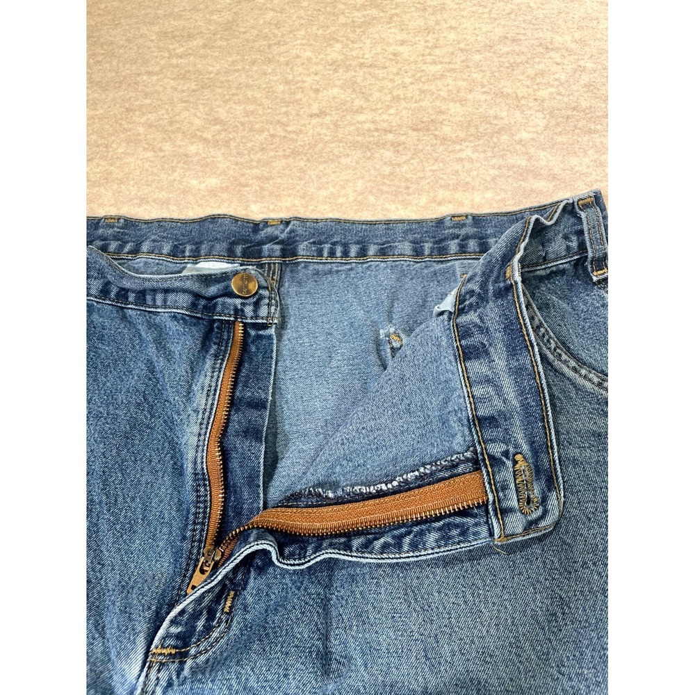 Carhartt Authentic Loose Original Fit Carpenter Work Jeans Mens 40x30 Blue Denim - Picture 4 of 16